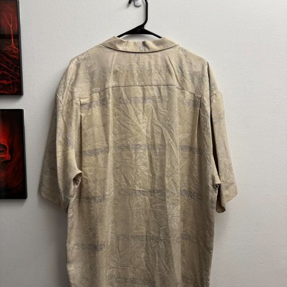 Tommy Bahama Cream Floral Shirt - Picture 3 of 7